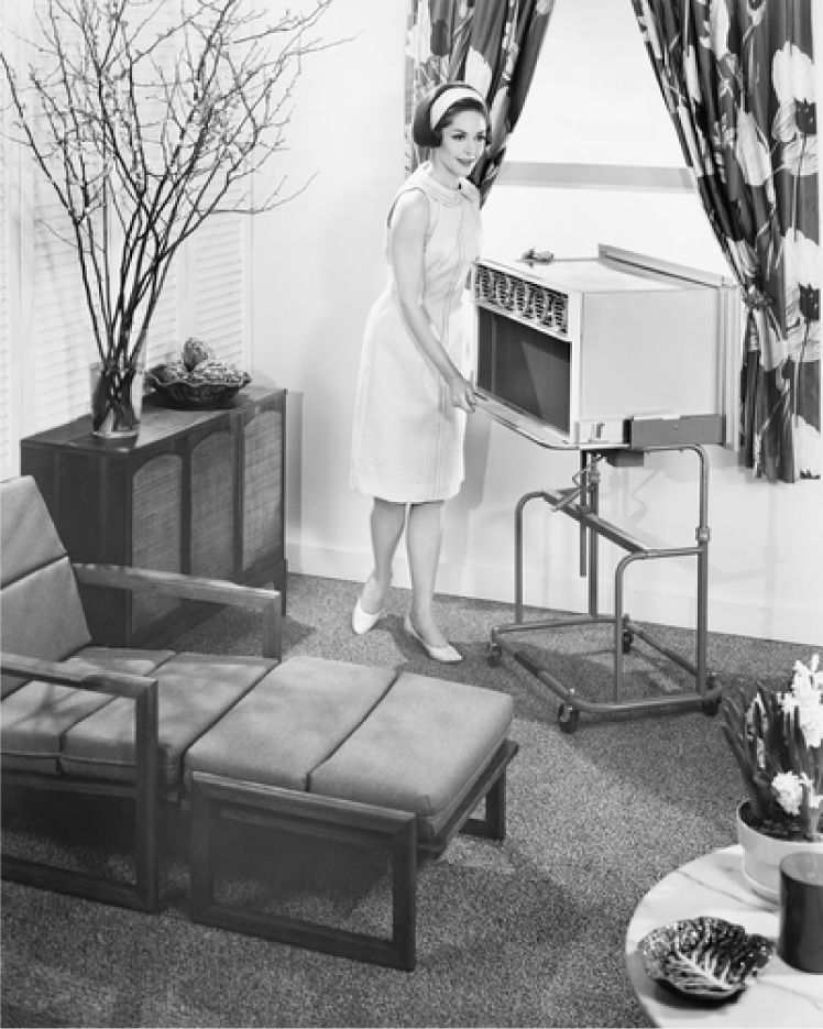 The 1963 General Electric Porta-cart air conditioner [Everett Collection/Shutterstock]