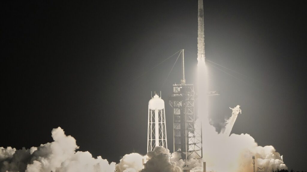 Astronauts from India, Poland and Hungary blast off on a privately funded trip to the space station Astronauts from India, Poland and Hungary blast off on a privately funded trip to the space station