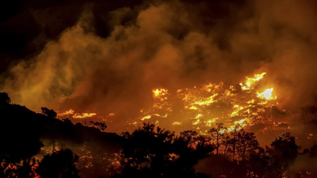 Hotels and homes evacuated on Greek island of Crete as wildfire burns out of control Hotels and homes evacuated on Greek island of Crete as wildfire burns out of control