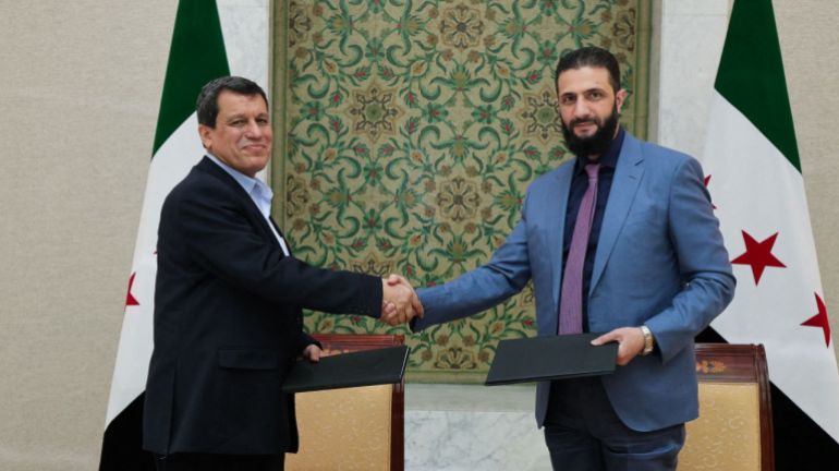 Syria's interim president Ahmed al-Sharaa