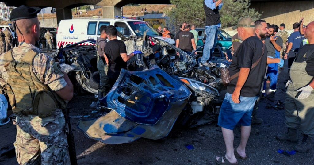 Israeli drone attack near Beirut kills at least one, injures three others Israeli drone attack near Beirut kills at least one, injures three others