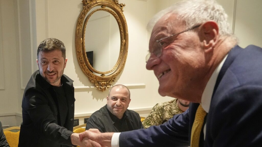Italy opens Ukraine rebuilding conference as doubts of US defense help remain Italy opens Ukraine rebuilding conference as doubts of US defense help remain