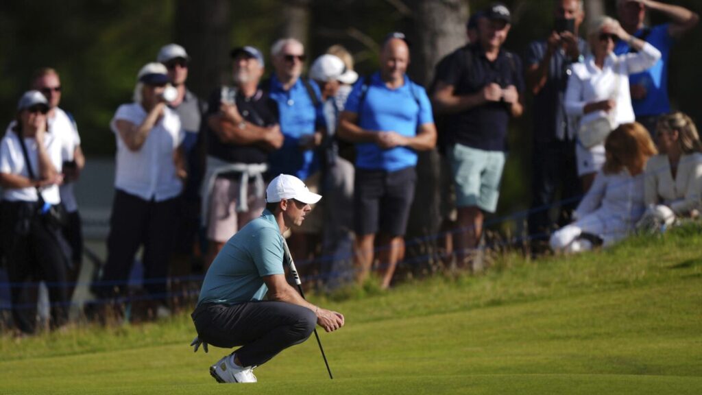 Jake Knapp shares Scottish Open lead with 64 as McIlroy shakes off rust and salvages 68 Jake Knapp shares Scottish Open lead with 64 as McIlroy shakes off rust and salvages 68