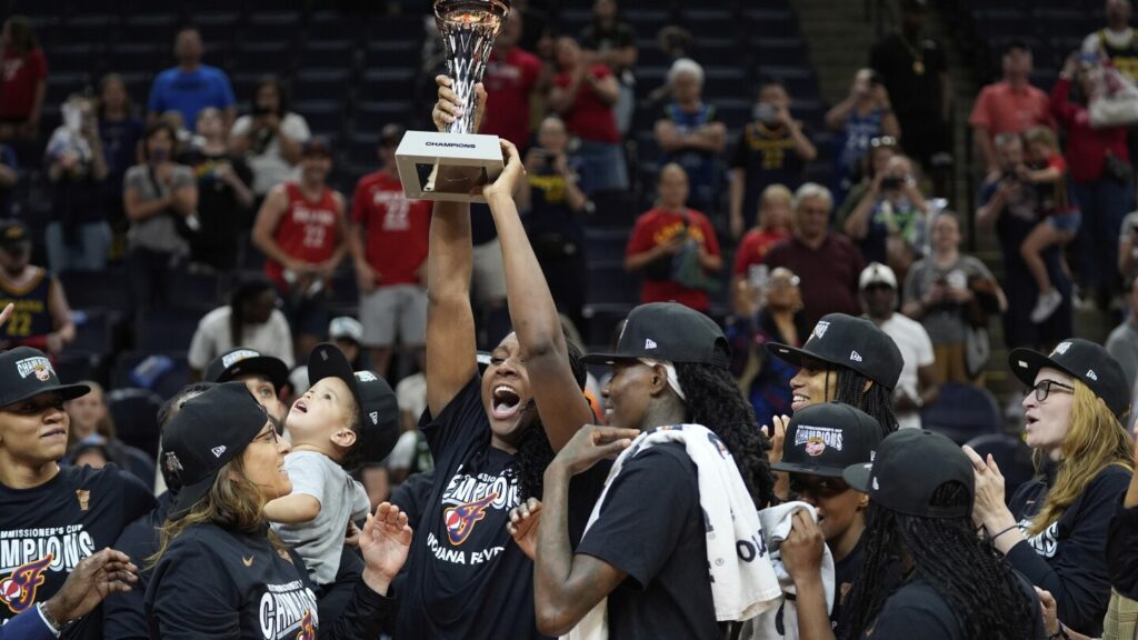 Missing Clark, Fever soar past Lynx 74-59 to win WNBA Commissioner's Cup