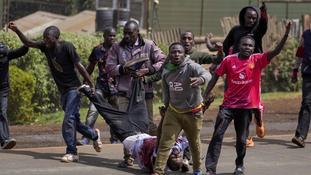 Nairobi is locked down as Kenyan police clash with protesters and 10 are killed Nairobi is locked down as Kenyan police clash with protesters and 10 are killed