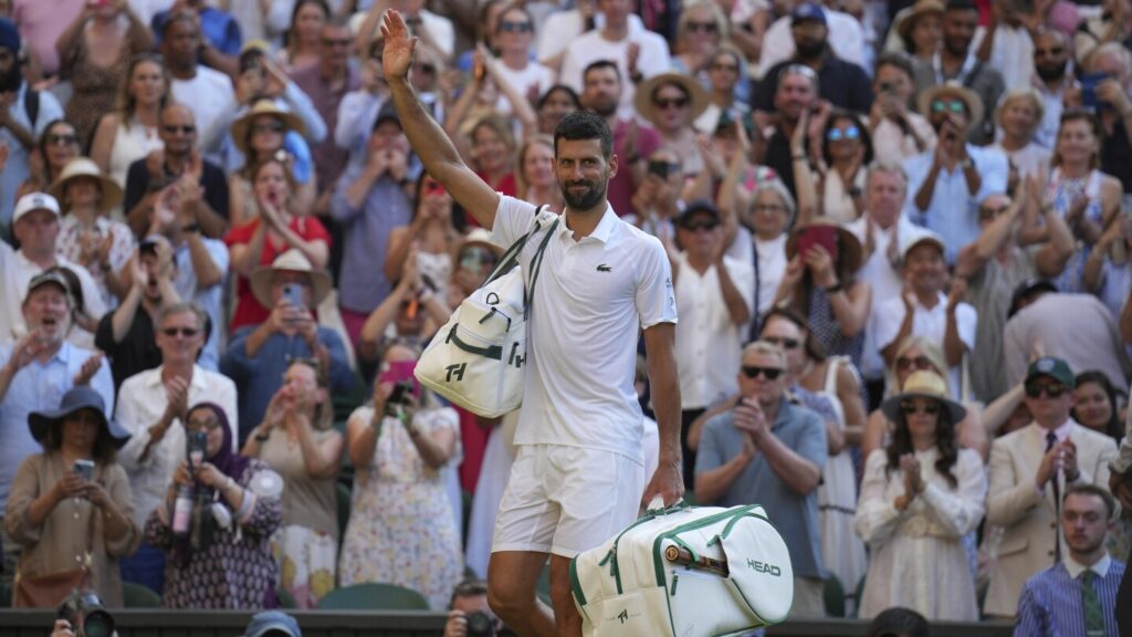 Novak Djokovic says he definitely plans to play at Wimbledon at least one more time Novak Djokovic says he definitely plans to play at Wimbledon at least one more time