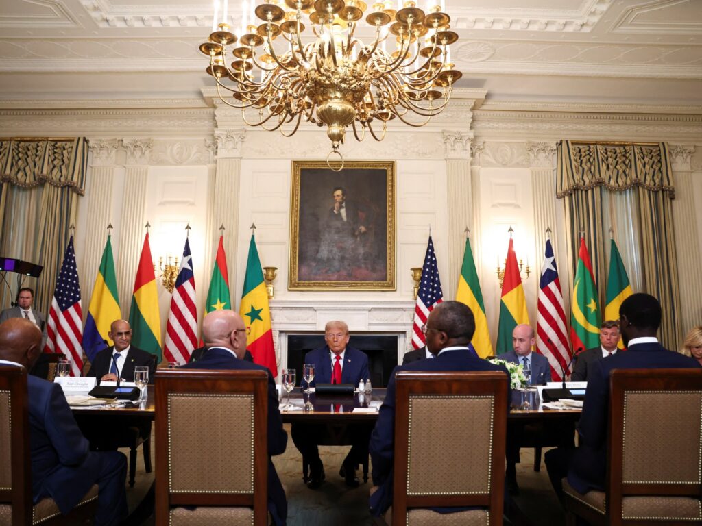 Trump hosts five West African leaders to discuss trade and development Trump hosts five West African leaders to discuss trade and development