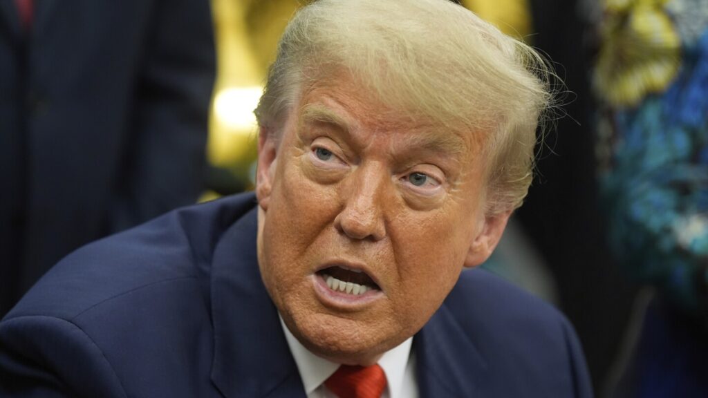 Trump vents online about service provider after conference call marred by glitch