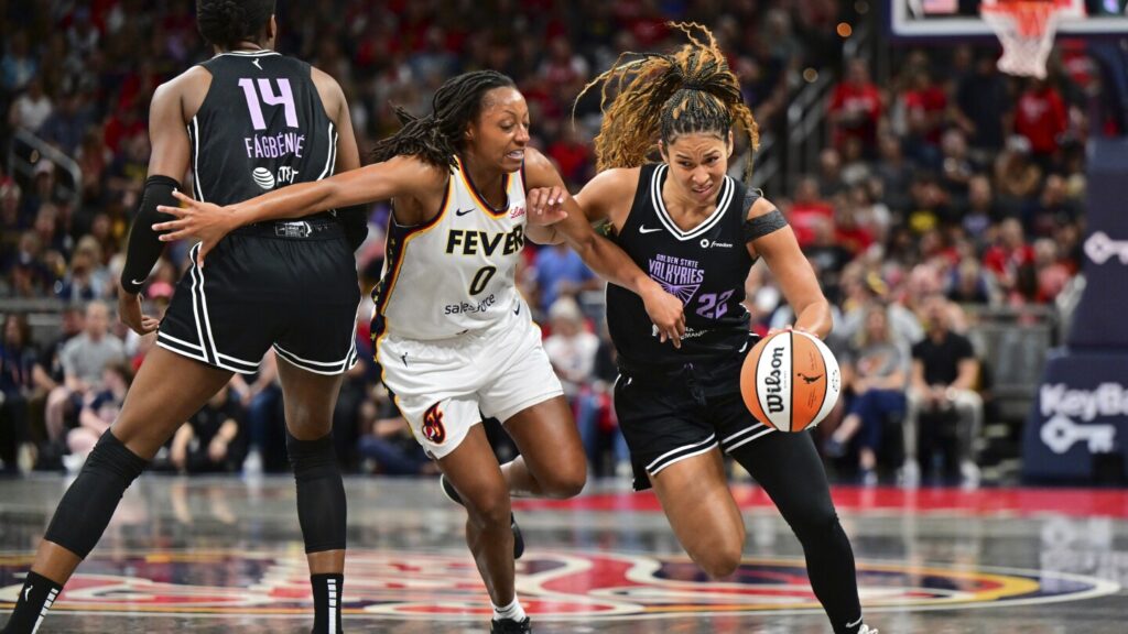 Valkyries rout the Fever 80-61 as Caitlin Clark struggles in her return from injury