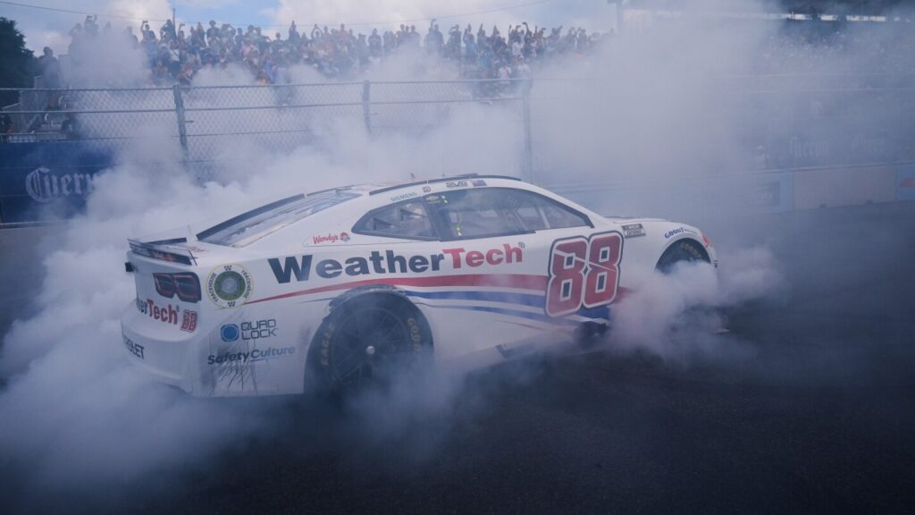 Van Gisbergen wins in Chicago once again, completing a NASCAR weekend sweep Van Gisbergen wins in Chicago once again, completing a NASCAR weekend sweep