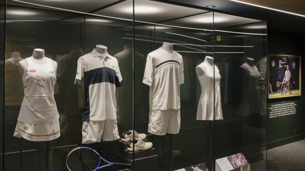 Wimbledon now displays match outfits of Coco Gauff, Andy Murray and Emma Raducanu at No. 1 Court Wimbledon now displays match outfits of Coco Gauff, Andy Murray and Emma Raducanu at No. 1 Court