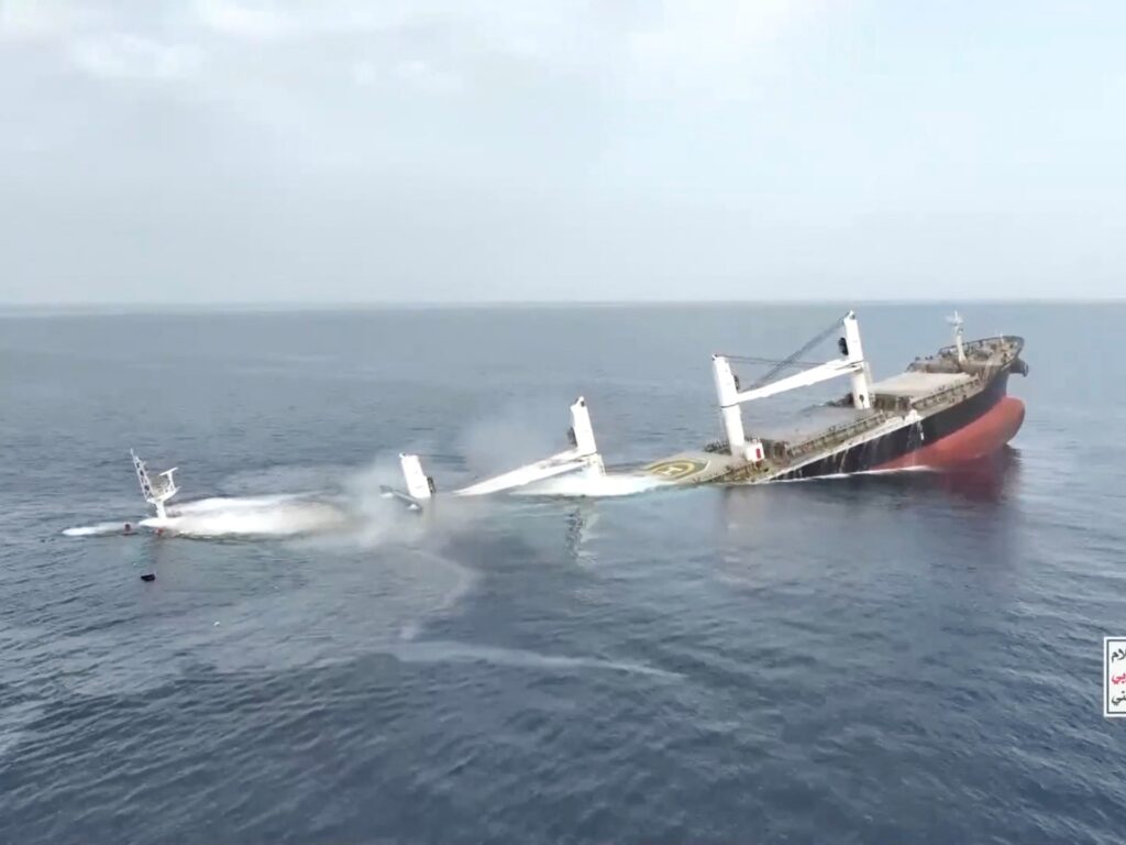 Yemen’s Houthis fire at Israel airport amid search for Red Sea ship crew Yemen’s Houthis fire at Israel airport amid search for Red Sea ship crew