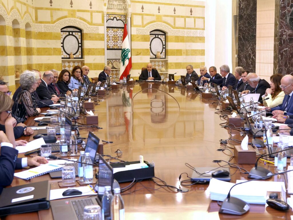 Hezbollah to treat Lebanon’s disarmament decision ‘as if it does not exist’ Hezbollah to treat Lebanon’s disarmament decision ‘as if it does not exist’