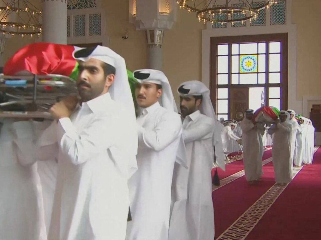 Qatar holds funeral for victims of Israeli attack amid regional solidarity Qatar holds funeral for victims of Israeli attack amid regional solidarity