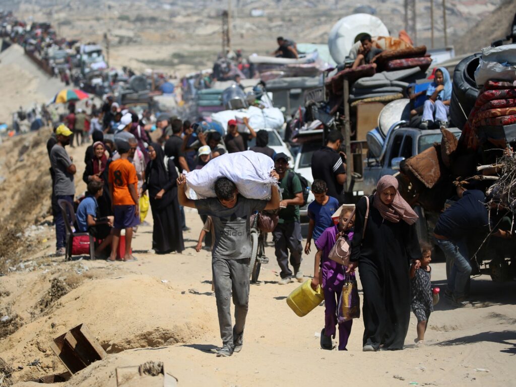 Israel strikes Gaza City with ‘unprecedented force’, tens of thousands flee Israel strikes Gaza City with ‘unprecedented force’, tens of thousands flee