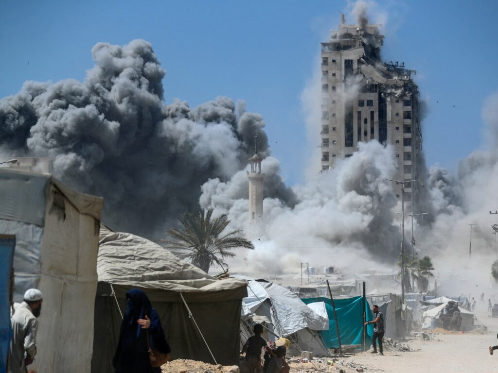 Israel bombs high-rise towers as brutal Gaza City assault intensifies Israel bombs high-rise towers as brutal Gaza City assault intensifies