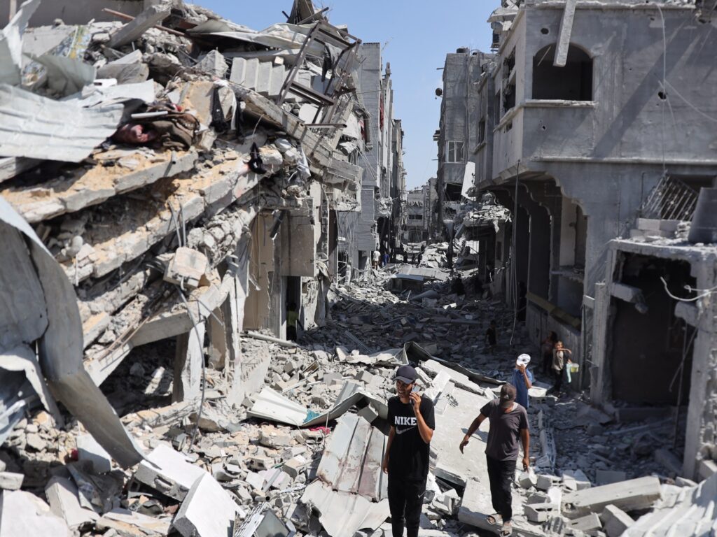 Israel bombs more Gaza City high-rises after forced evacuation orders