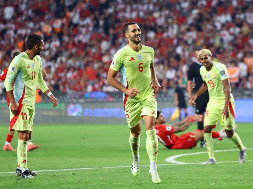 Spain thump Turkiye 6-0 in World Cup 2026 qualifier as Merino scores three Spain thump Turkiye 6-0 in World Cup 2026 qualifier as Merino scores three