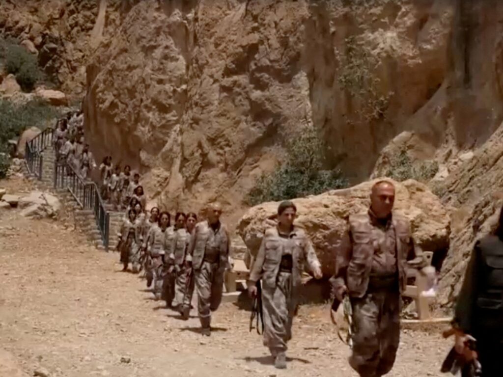 Kurdish PKK announces it is withdrawing fighters from Turkiye to Iraq Kurdish PKK announces it is withdrawing fighters from Turkiye to Iraq