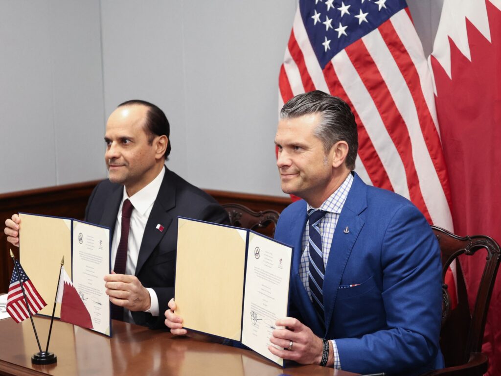 Pentagon chief Hegseth announces Qatari Air Force facility at Idaho base Pentagon chief Hegseth announces Qatari Air Force facility at Idaho base