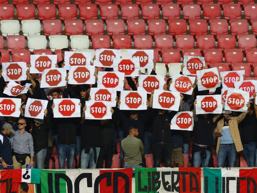 Pro-Palestine protesters target Italy training for Israel World Cup tie