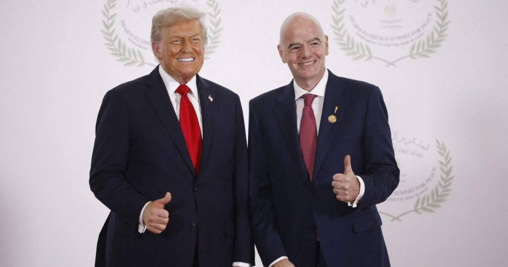 Why was FIFA President Infantino with Trump at Gaza peace summit in Egypt? Why was FIFA President Infantino with Trump at Gaza peace summit in Egypt?