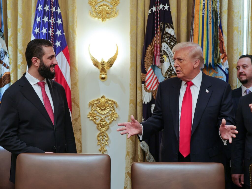 Ahmed al-Sharaa meets Trump as US extends Syria sanctions relief Ahmed al-Sharaa meets Trump as US extends Syria sanctions relief