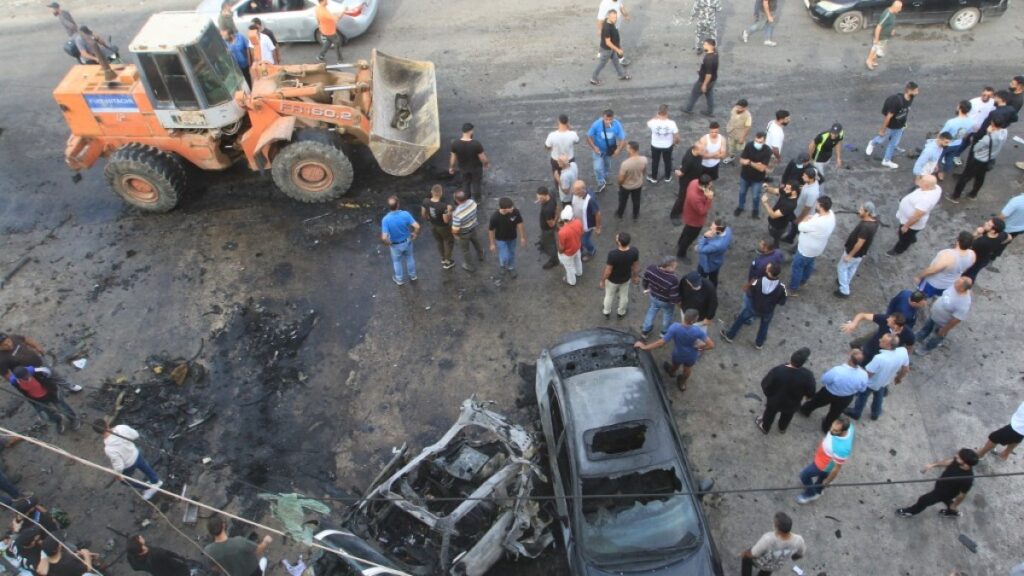 Israel strikes southern Lebanon, killing two and wounding seven