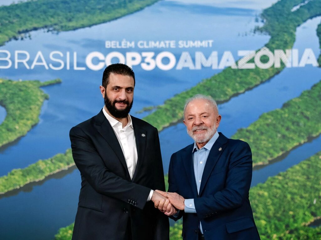 Syria’s al-Sharaa pledges commitment to climate goals at COP30 Syria’s al-Sharaa pledges commitment to climate goals at COP30
