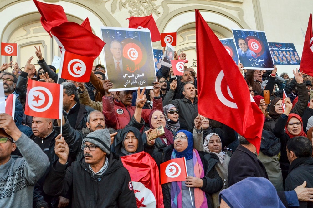 Tunisia Sentences Dozens of Dissidents, Including Party Leader, in Sweeping Security Case