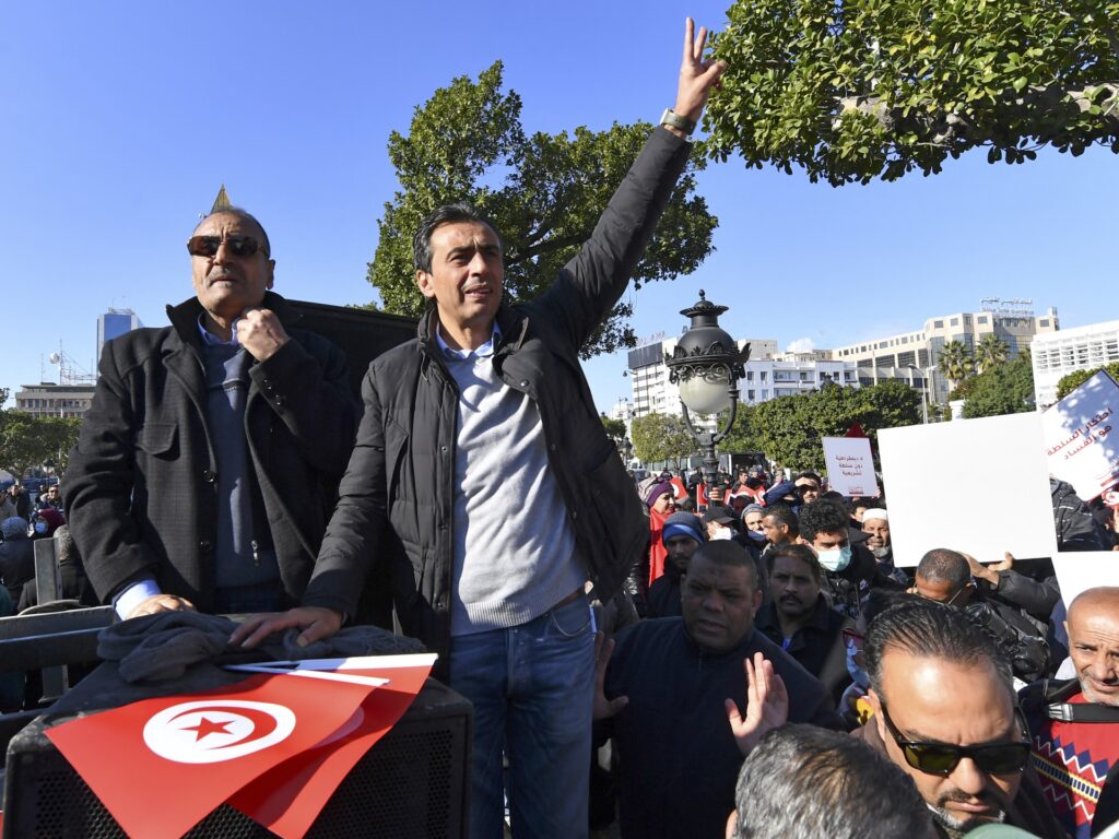 Tunisian opposition figures join hunger strike to support jailed politician Tunisian opposition figures join hunger strike to support jailed politician