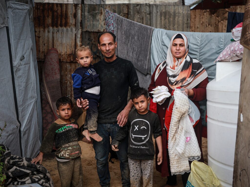 From war to winter: Gaza couple wait to welcome baby in flooded tent From war to winter: Gaza couple wait to welcome baby in flooded tent