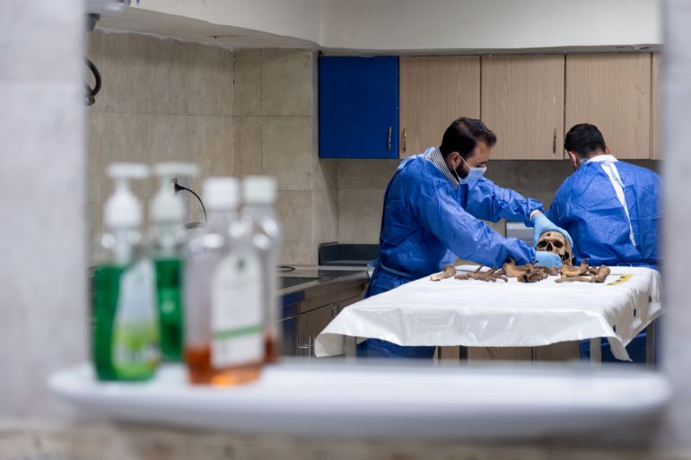 A critical shortage of forensic labs and specialists is hampering efforts to identify Syria’s hundreds of thousands of missing people. Dr Al Hourani says the pressure is mounting.