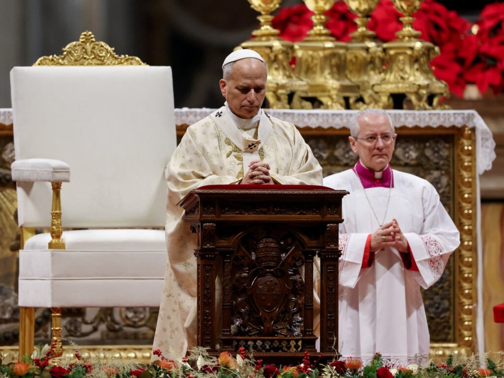 Pope Leo laments suffering of Gaza Palestinians in first Christmas sermon Pope Leo laments suffering of Gaza Palestinians in first Christmas sermon