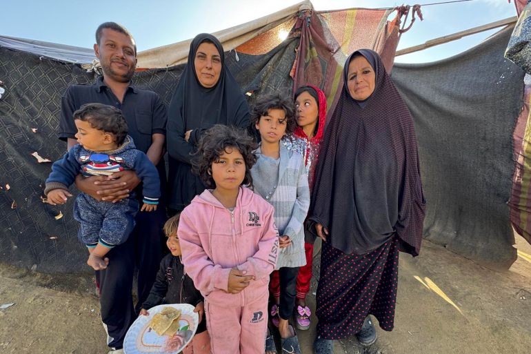 Family after flood.