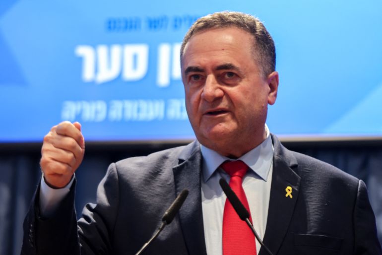 Israel's Defence Minister Israel Katz