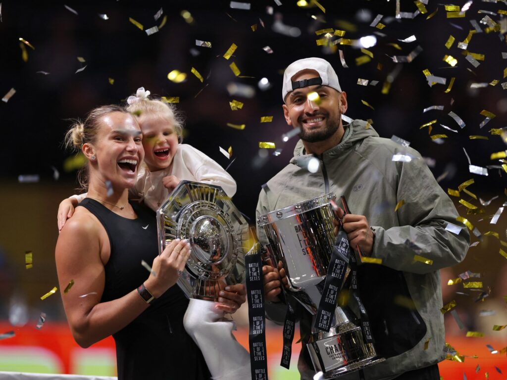Kyrgios beats Sabalenka 6-3, 6-3 in ‘Battle of the Sexes’ tennis showdown Kyrgios beats Sabalenka 6-3, 6-3 in ‘Battle of the Sexes’ tennis showdown
