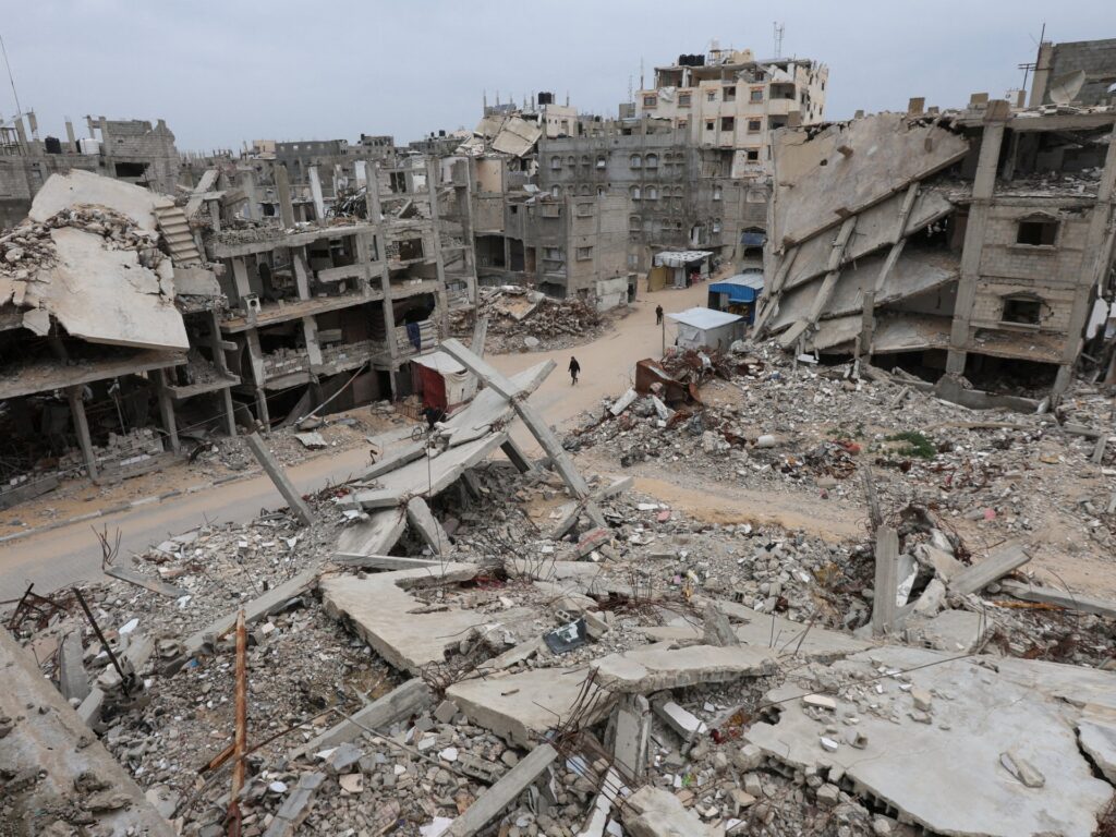 Envoys from US meet Netanyahu as Israel continues to bomb Gaza Envoys from US meet Netanyahu as Israel continues to bomb Gaza