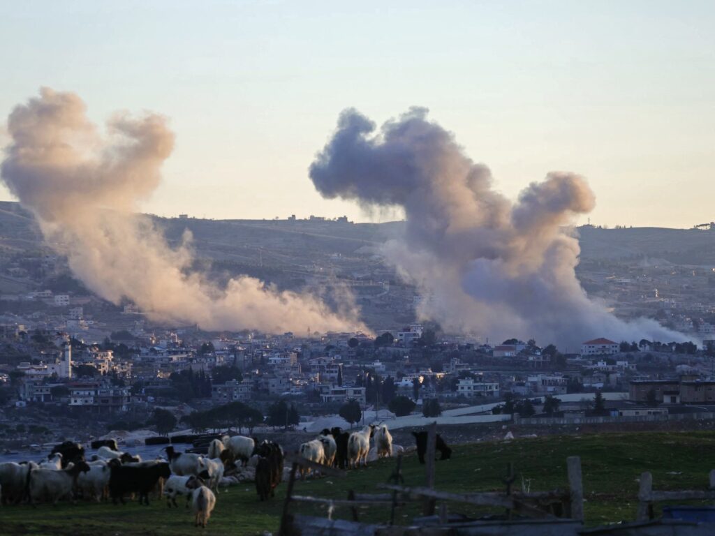 Israeli strikes kill two in Lebanon, UN forces report drone attack Israeli strikes kill two in Lebanon, UN forces report drone attack