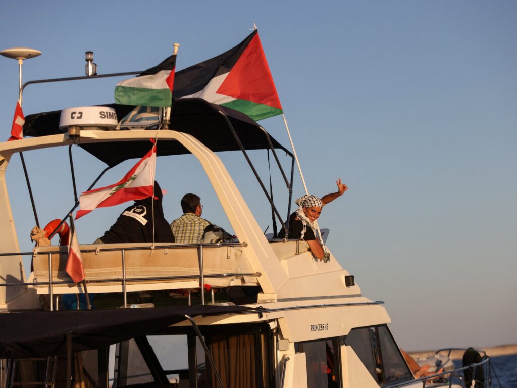Activists announce new, bigger aid flotilla to set sail for Gaza in March Activists announce new, bigger aid flotilla to set sail for Gaza in March