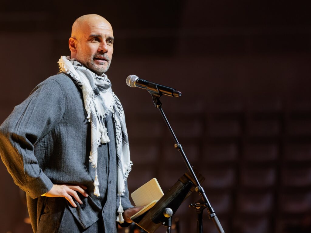 Man City’s Guardiola says he will continue to stand up for Palestine Man City’s Guardiola says he will continue to stand up for Palestine
