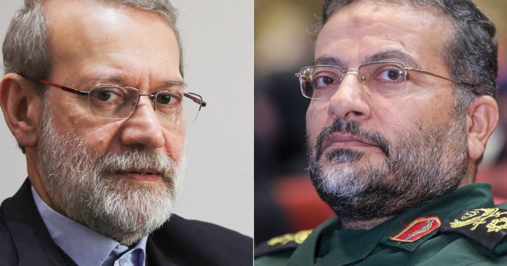 Israel says it’s killed Larijani, Iran’s security chief and Basij commander Israel says it’s killed Larijani, Iran’s security chief and Basij commander