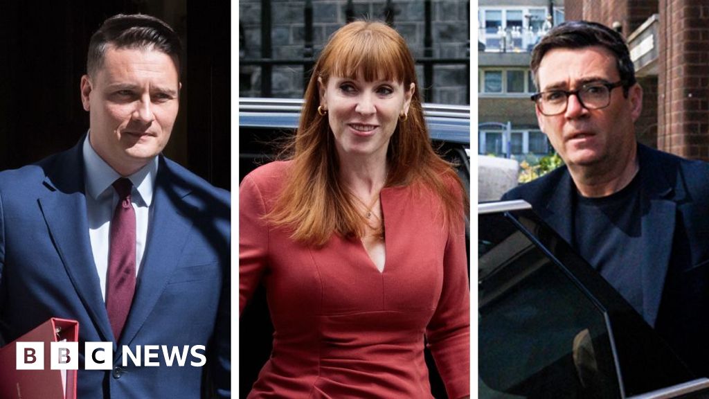 The potential challengers to Keir StarmerAndy Burnham, Angela Rayner and Wes Streeting are all potential candidates for the top job. 3 hrs agoPolitics The potential challengers to Keir StarmerAndy Burnham, Angela Rayner and Wes Streeting are all potential candidates for the top job. 3 hrs agoPolitics