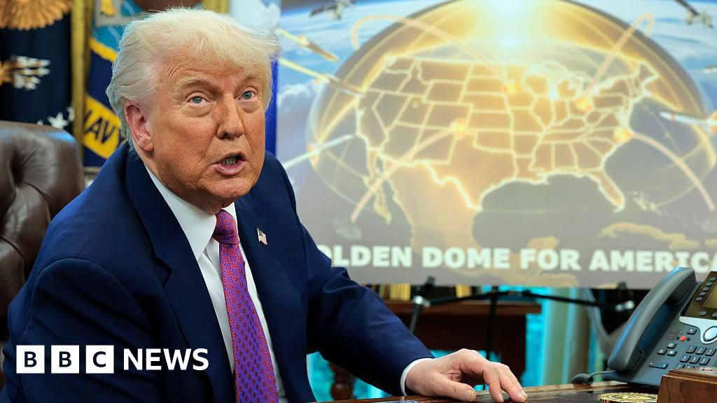 Trump's 'Golden Dome' to cost $1.2 tn, watchdog estimatesThat figure is significantly higher than the initial sum of $175bn (£129.25bn) that had been earmarked for the aerial defence project. 1 hr agoUS & Canada Trump's 'Golden Dome' to cost $1.2 tn, watchdog estimatesThat figure is significantly higher than the initial sum of $175bn (£129.25bn) that had been earmarked for the aerial defence project. 1 hr agoUS & Canada
