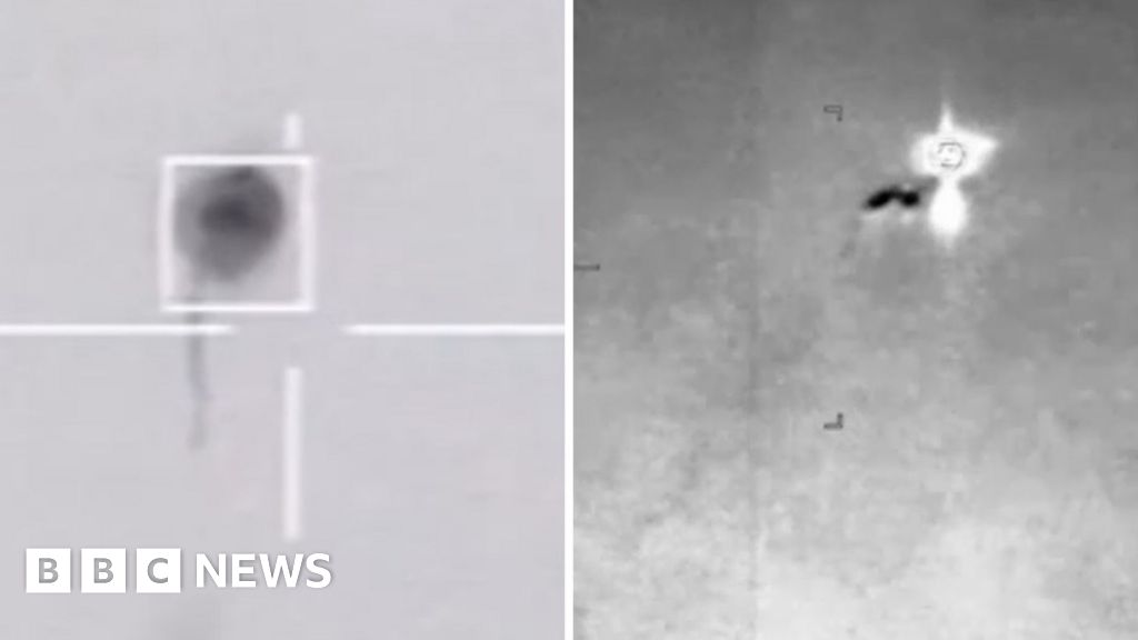 Fighter jet shoots down UFO in newly declassified videoExperts say the videos released by the US government give no evidence of alien technology or extraterrestrial life.2 hrs agoUS & Canada Fighter jet shoots down UFO in newly declassified videoExperts say the videos released by the US government give no evidence of alien technology or extraterrestrial life.2 hrs agoUS & Canada
