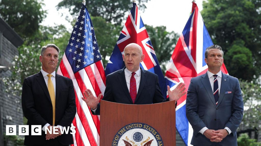 US, UK and Australia to develop underwater drone technologyThe technology, developed under the Aukus military pact, is aimed at protecting undersea cables and boosting naval defence.4 hrs agoWorld US, UK and Australia to develop underwater drone technologyThe technology, developed under the Aukus military pact, is aimed at protecting undersea cables and boosting naval defence.4 hrs agoWorld
