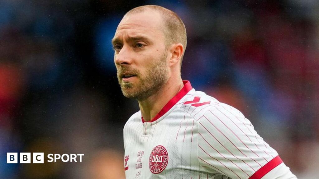 Eriksen conscious after collapsing in Denmark gameChristian Eriksen collapsed during Denmark's friendly against Ukraine but is now conscious, says the Danish Football Association (DBU).19 mins agoDenmark Eriksen conscious after collapsing in Denmark gameChristian Eriksen collapsed during Denmark's friendly against Ukraine but is now conscious, says the Danish Football Association (DBU).19 mins agoDenmark