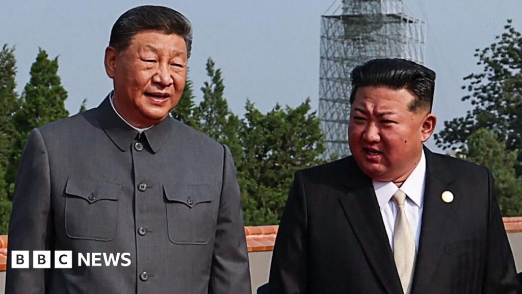 LIVEXi Jinping lands in North Korea to meet Kim Jong Un in rare visitThe Chinese leader is making his first official visit since 2019, as Beijing attempts to reassert sway over Pyongyang. LIVEXi Jinping lands in North Korea to meet Kim Jong Un in rare visitThe Chinese leader is making his first official visit since 2019, as Beijing attempts to reassert sway over Pyongyang.