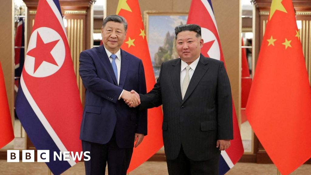 Xi Jinping and Kim Jong Un vow stronger ties as North Korea visit wraps up Xi has wrapped up a two-day visit to Pyongyang, his first official trip to North Korea since 2019.6 hrs agoWorld Xi Jinping and Kim Jong Un vow stronger ties as North Korea visit wraps up Xi has wrapped up a two-day visit to Pyongyang, his first official trip to North Korea since 2019.6 hrs agoWorld