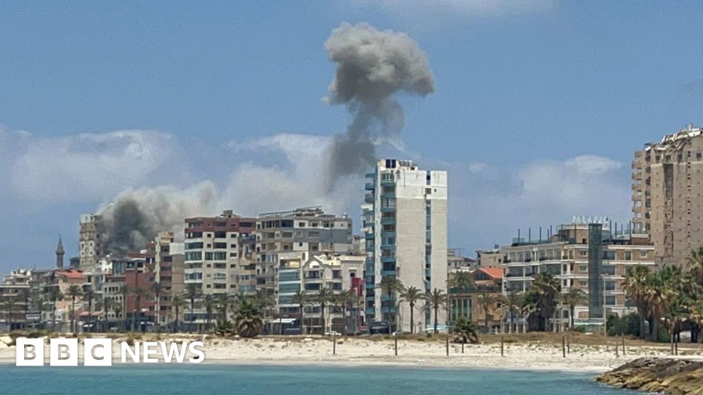 Israeli air strikes hit Lebanese city of Tyre despite Iranian warning to stop attacksIran warned Israel on Monday that it could resume hostilities if attacks on its Lebanese ally Hezbollah do not stop.45 mins agoMiddle East Israeli air strikes hit Lebanese city of Tyre despite Iranian warning to stop attacksIran warned Israel on Monday that it could resume hostilities if attacks on its Lebanese ally Hezbollah do not stop.45 mins agoMiddle East